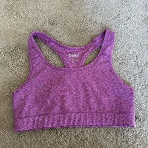Womens Oalka purple sports bra S